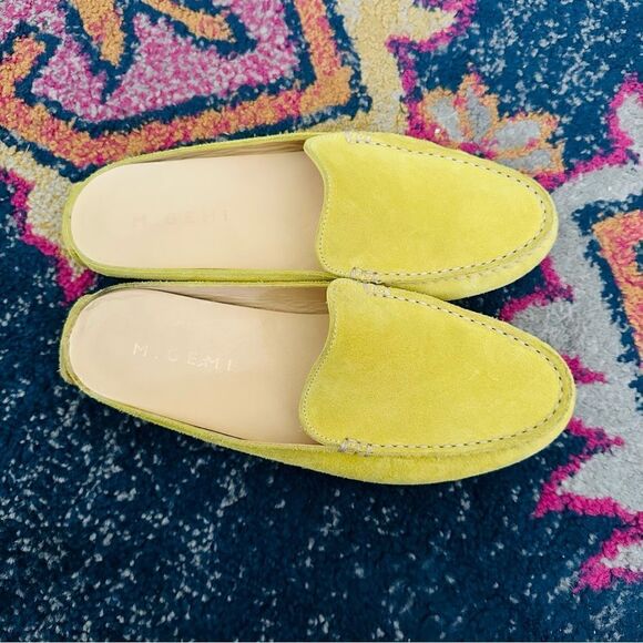 EUC M. Gemi Italian Yellow Leather Mules 35 IT/5 - Picture 5 of 8